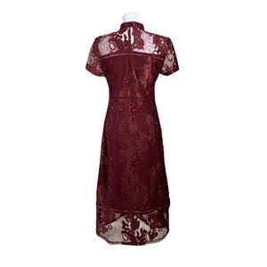 Unisex DAY Birger et Mikkelsen - Party dress, size 38 - Wine red (2)