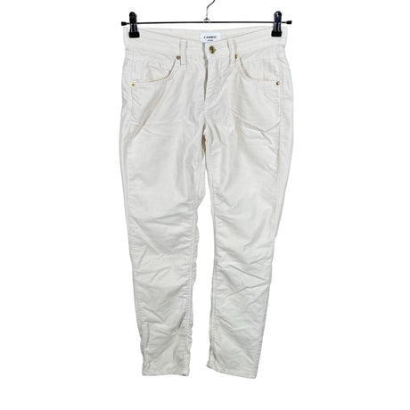 Unisex Cambio - Velvet pants, size 38 - Natural white ()
