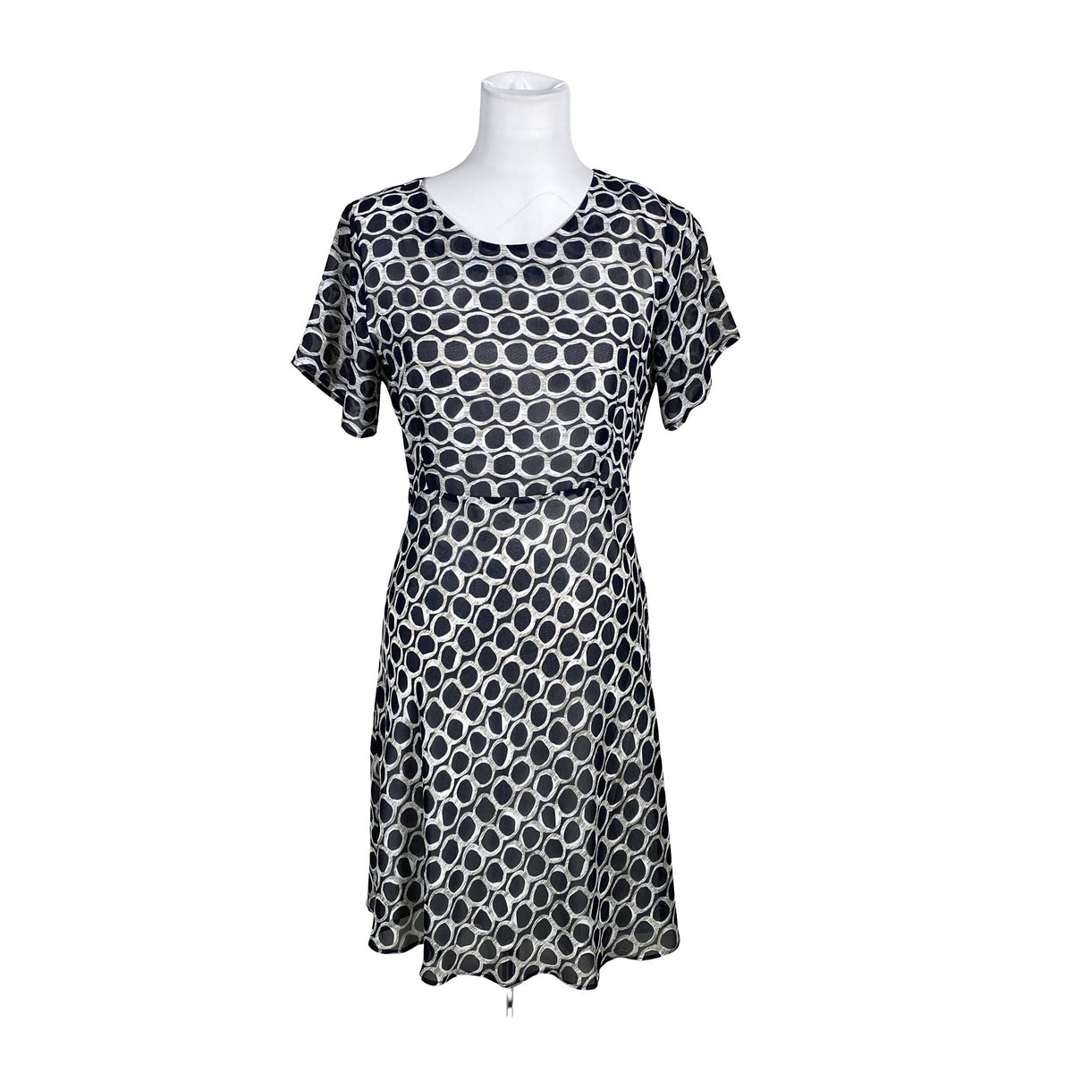Unisex Six Ámes - Schiffon dress, size 38 - Blue (1)