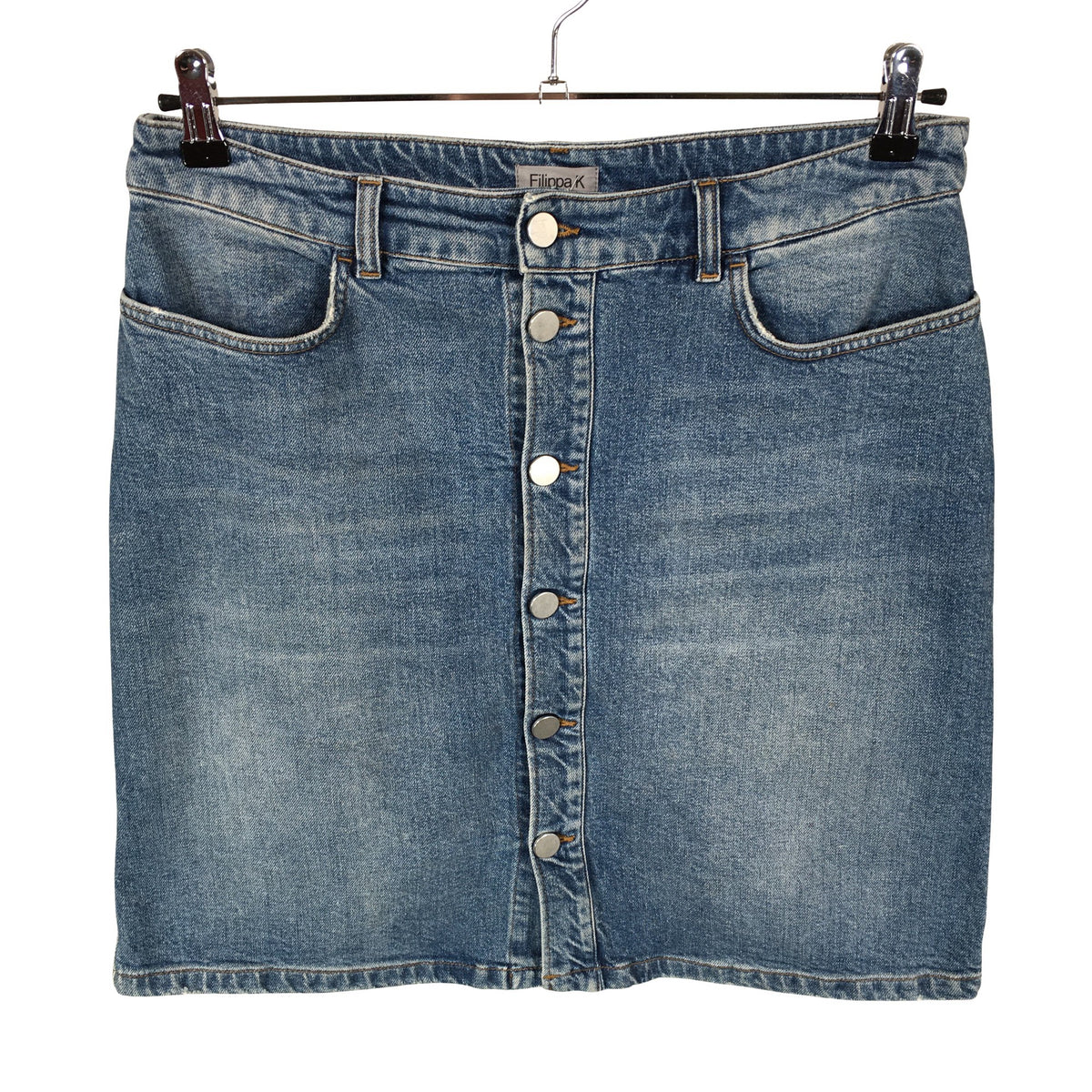 Unisex Filippa K. - Denim skirt, size 42 - Blue (1)