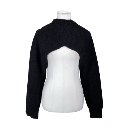 Unisex COS - Knit bolero jacket, size One size - Black (2)