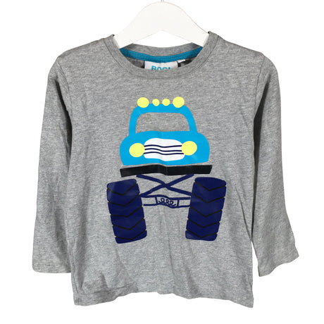 Unisex Bogi - Tricot shirt, size 104 - 110 - Gray ()