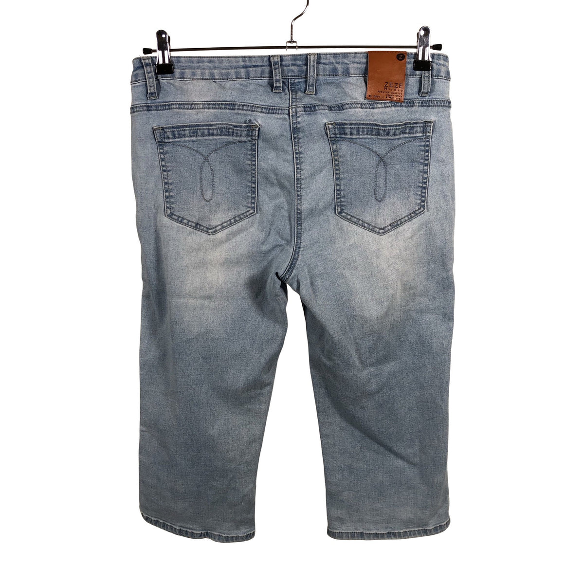 Unisex Ze-Ze - Capri jeans, size 40 - Light blue (2)