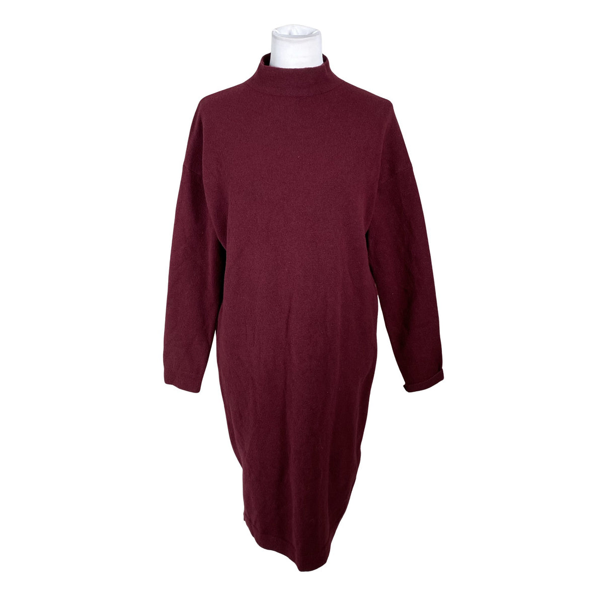 Unisex Massimo Dutti - Knit dress, size 40 - Wine red (1)