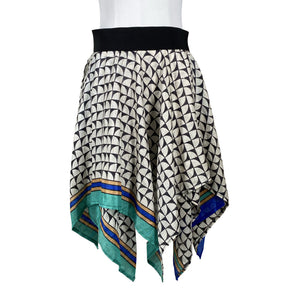 Unisex Handmade - Fabric skirt, size 36 - Gray (1)