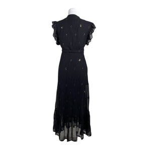 Unisex Gold&Silver Paris - Dress, size 38 - Black (2)