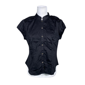 Unisex Kenneth Cole - Short-sleeved blouse, size 38 - Black (1)