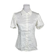Unisex DKNYC - Short-sleeved blouse, size 38 - White ()