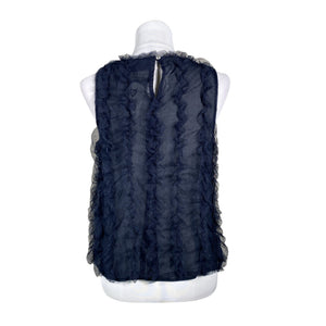 Unisex by Anthropologie - Top, size 36 - Blue (1)