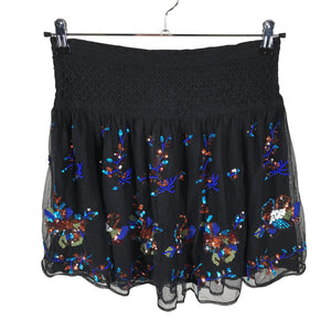 Unisex Anthropologie - Fabric skirt, size 36 - Black (1)