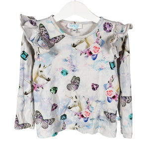 Unisex Okaïdi - Tricot shirt, size 104 - 110 - Light blue (1)