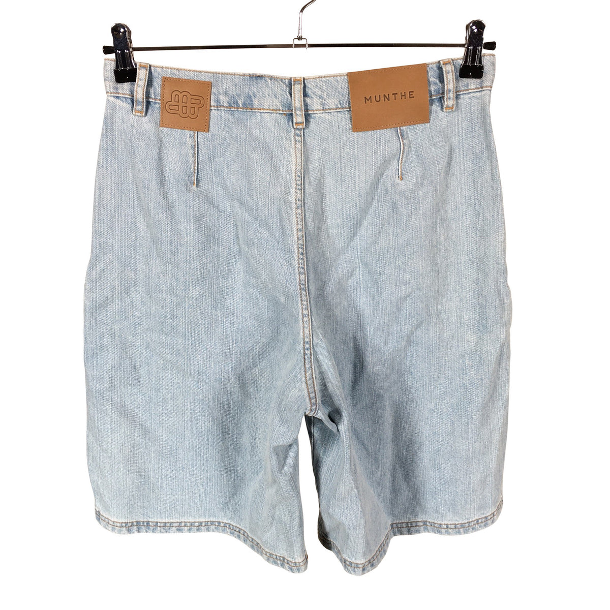 Unisex Munthe - Denim shorts, size 36 - Light blue (2)