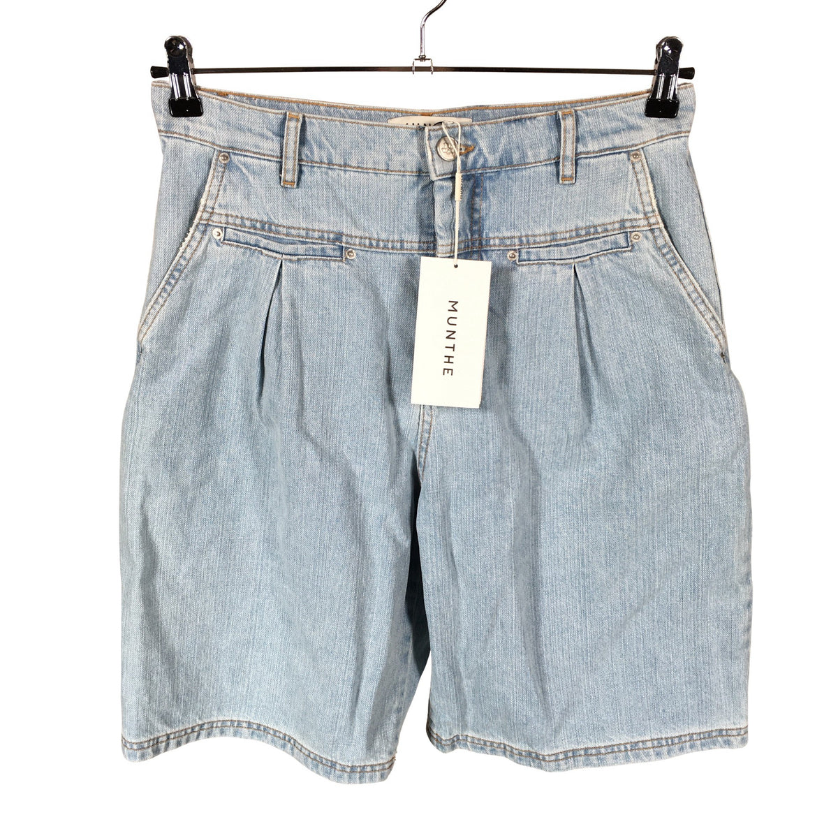 Unisex Munthe - Denim shorts, size 36 - Light blue (3)