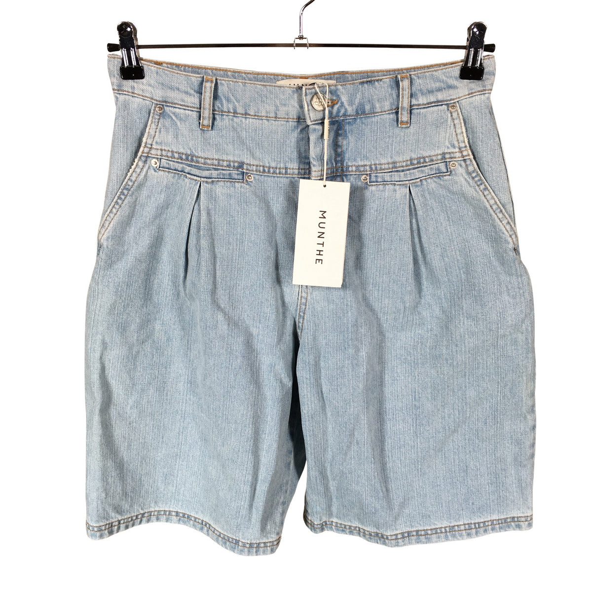 Unisex Munthe - Denim shorts, size 36 - Light blue (4)