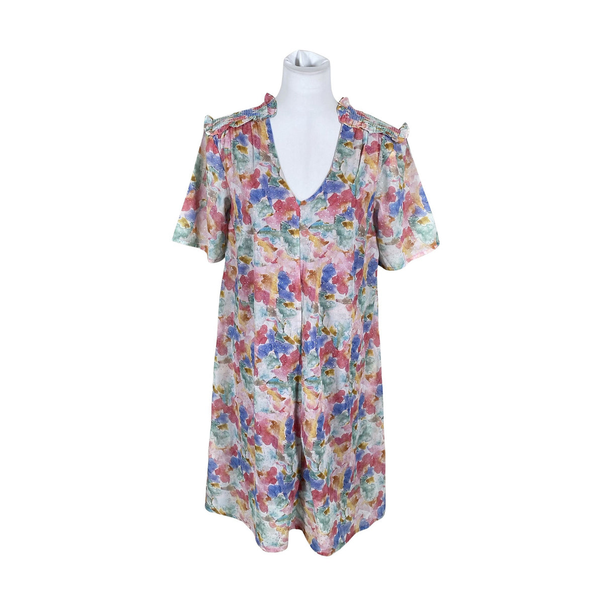Unisex Ze-Ze - Schiffon dress, size 38 - Light pink (1)