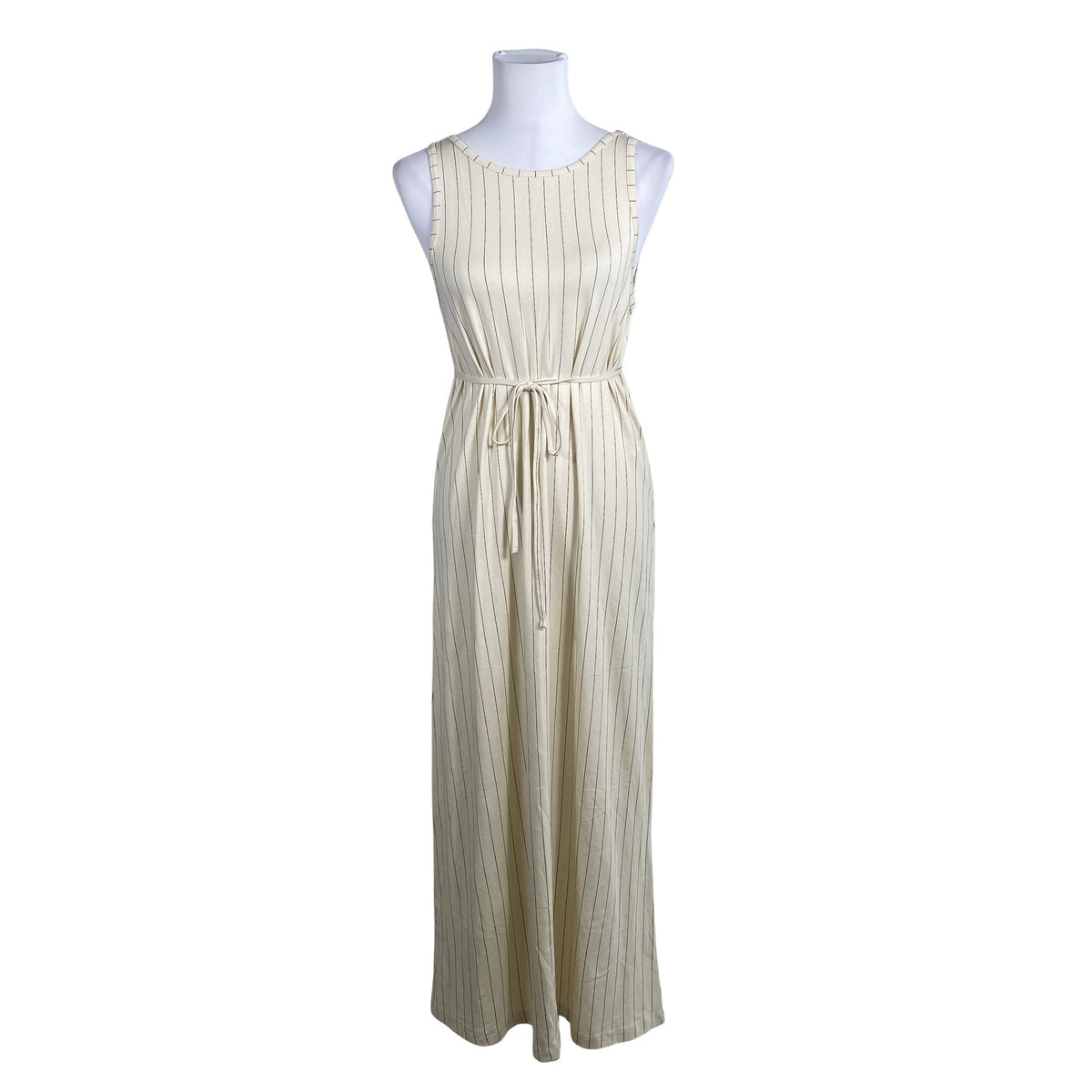 Unisex Selected - Tricot dress, size 34 - Beige (2)