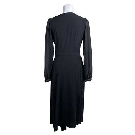 Unisex Sisley - Schiffon dress, size 40 - Black (2)