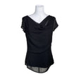 Unisex s.Oliver - Short-sleeved blouse, size 36 - Black ()