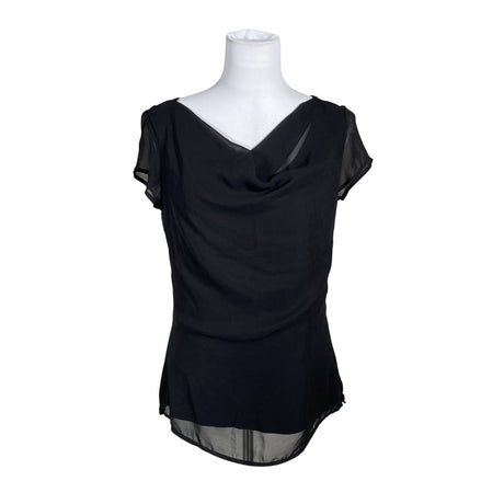 Unisex s.Oliver - Short-sleeved blouse, size 36 - Black ()