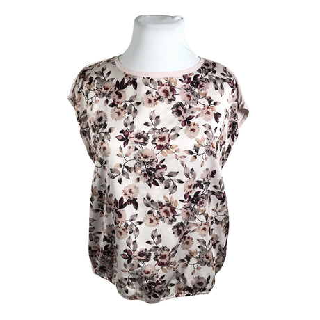 Unisex Ril's - Short-sleeved blouse, size 42 - Light pink ()