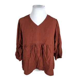 Unisex Nanso - Blouse, size 46 - Brown (1)