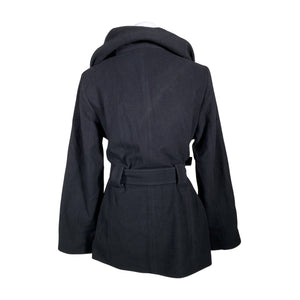 Unisex Aventura - Wool coat, size 40 - Black (2)