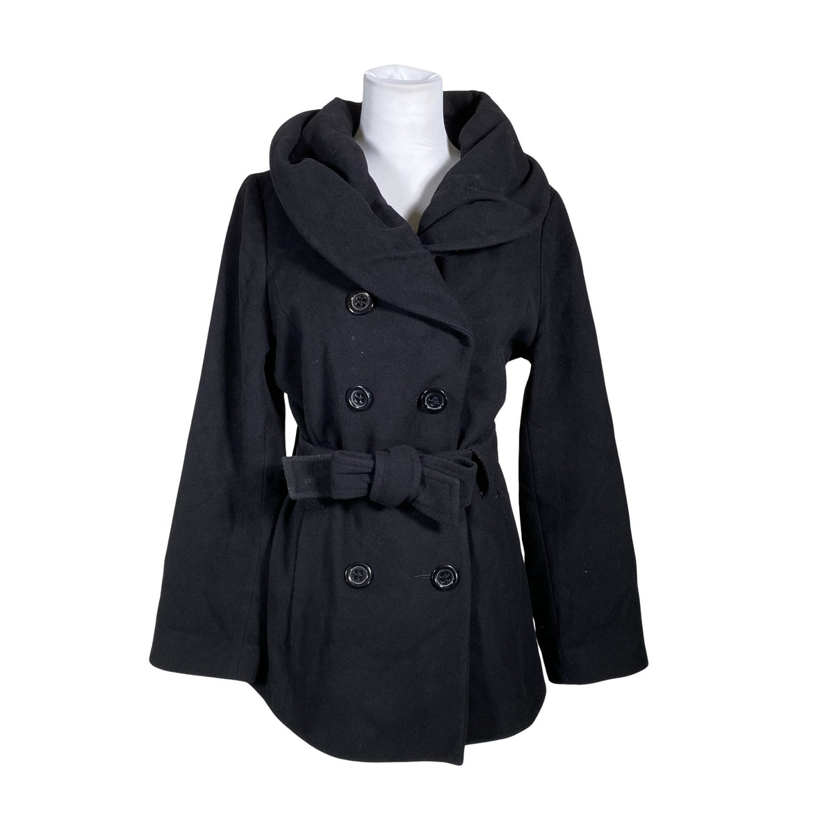 Unisex Aventura - Wool coat, size 40 - Black (1)