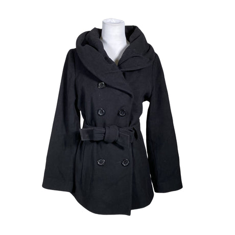 Unisex Aventura - Wool coat, size 40 - Black (2)