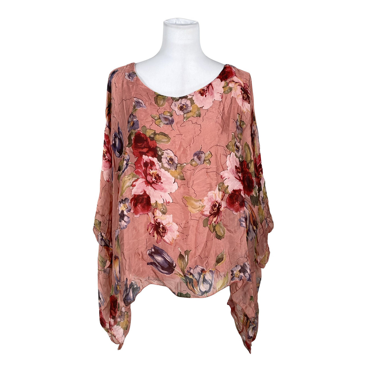 Unisex Polita - Short-sleeved blouse, size 38 - Light pink (1)