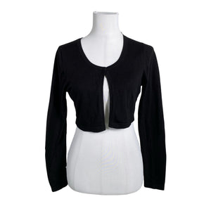 Unisex s.Oliver - Knit bolero jacket, size 38 - Black (1)