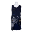 Unisex Desigual - Schiffon dress, size 38 - Blue ()