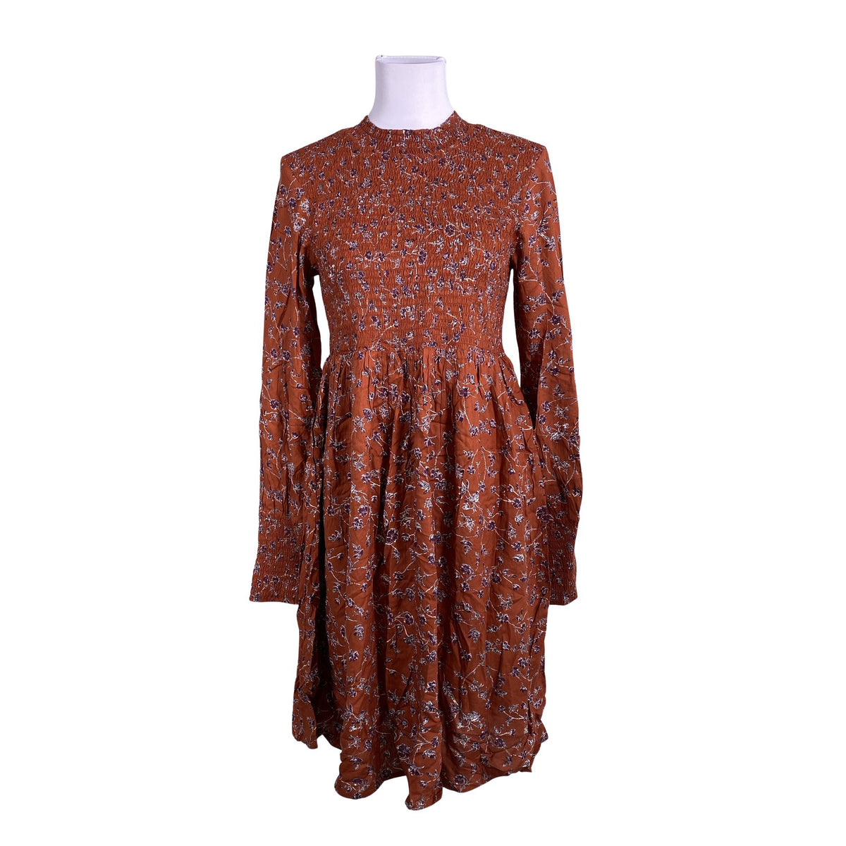 Unisex Mama Licious - Tricot dress, size 40 - Brown (1)