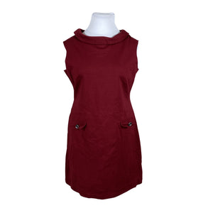 Unisex Tazzia - Tricot dress, size 44 - Wine red (1)