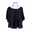Unisex Lindex - Short-sleeved blouse, size 44 - Black ()