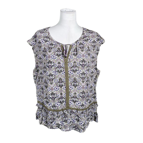Unisex Taifun - Short-sleeved blouse, size 36 - Violet ()