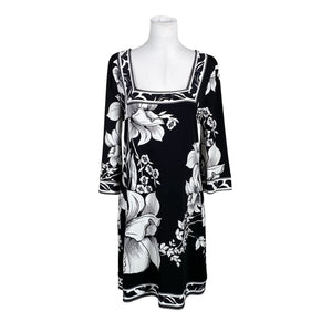 Unisex White House Black Market - Tricot dress, size 40 - Black (1)