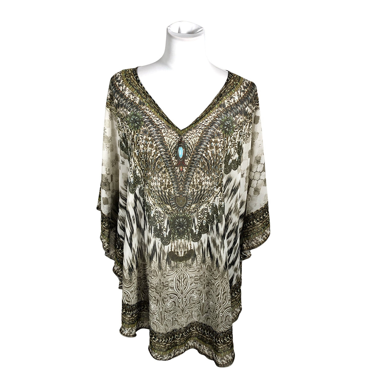Unisex Pastunette - Short-sleeved blouse, size 38 - Green (1)
