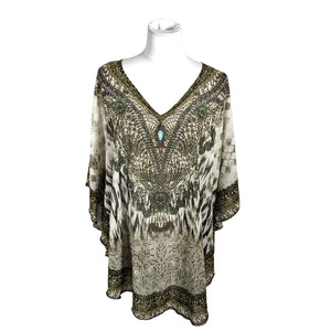 Unisex Pastunette - Short-sleeved blouse, size 38 - Green (1)