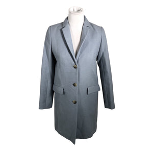 Unisex Samsoe&Samsoe - Wool coat, size 36 - Light blue (1)