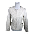 Unisex Ril's - Leather jacket, size 38 - White ()