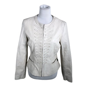Unisex Ril's - Leather jacket, size 38 - White (1)