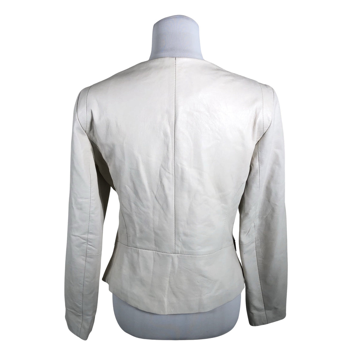 Unisex Ril's - Leather jacket, size 38 - White (2)