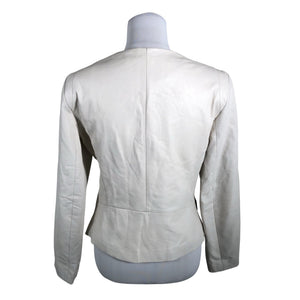 Unisex Ril's - Leather jacket, size 38 - White (2)