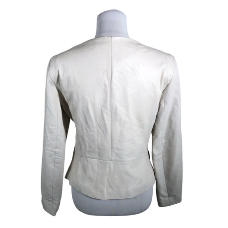 Unisex Ril's - Leather jacket, size 38 - White (2)