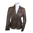 Unisex b.Young - Leather jacket, size 38 - Brown ()