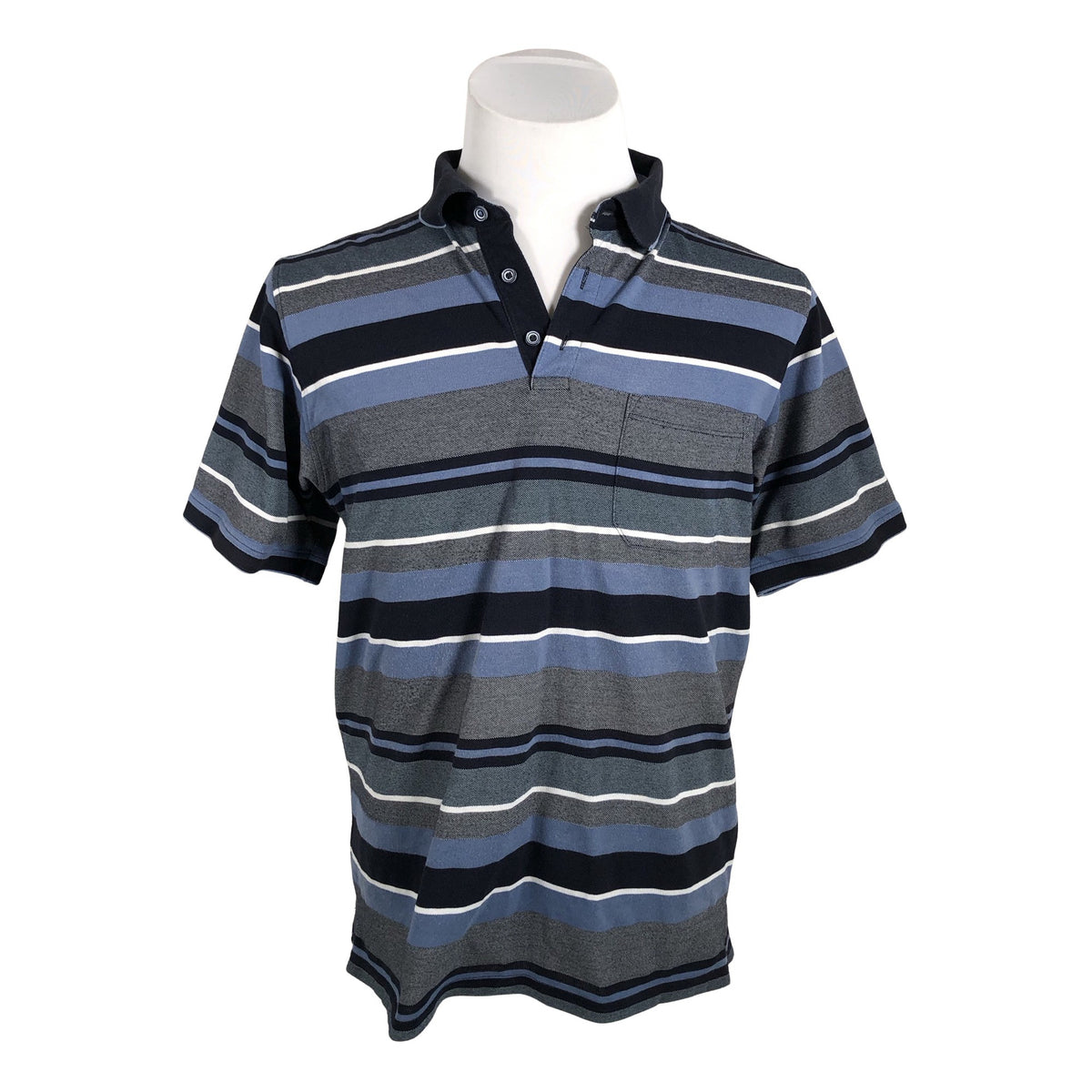Unisex Casa Moda - Polo shirt, size L - Blue (1)