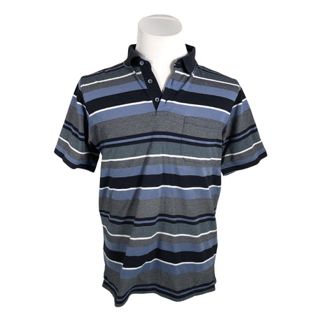 Unisex Casa Moda - Polo shirt, size L - Blue ()