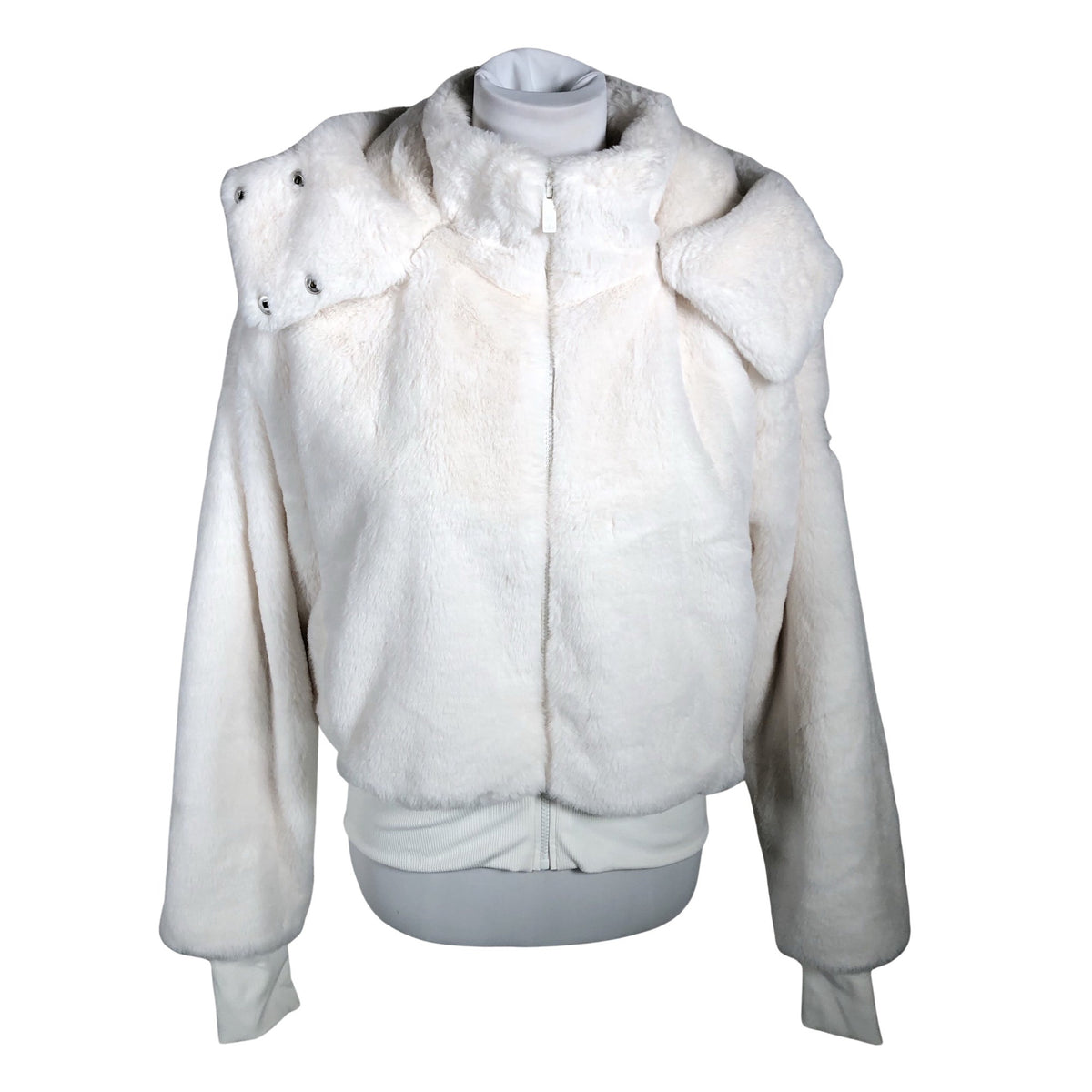 Unisex Alo - Faux fur coat, size 36 - White (1)