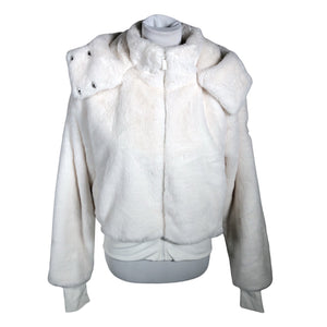Unisex Alo - Faux fur coat, size 36 - White (1)