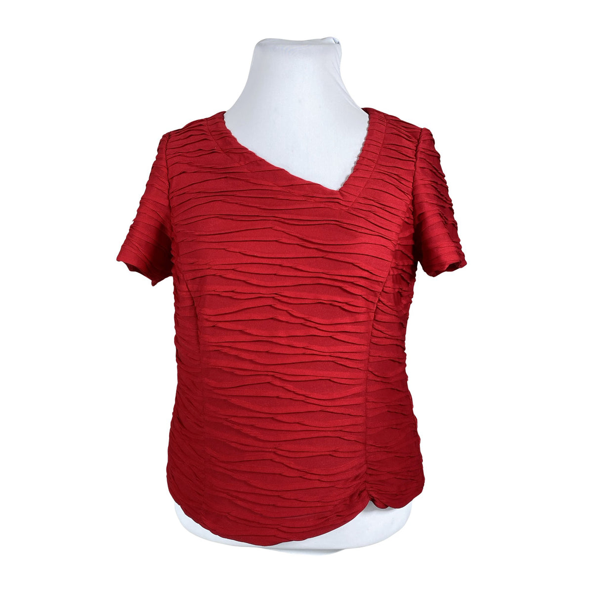 Unisex Modelia - Short-sleeved blouse, size 42 - Red (1)